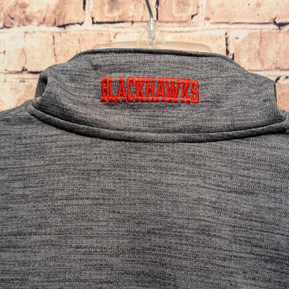 NHL Blackhawks Men's Pullover 1/4 Zip Size Small - Picture 13 of 13